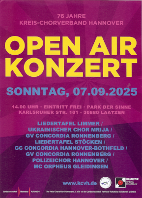 plakat open air konzert